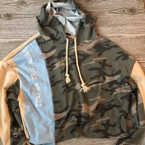 Shein Cropped Hoodie